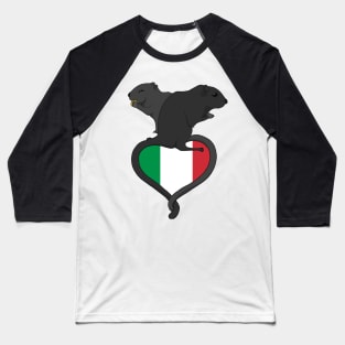 Gerbil Italy (dark) Baseball T-Shirt